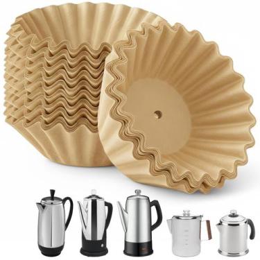 Imagem de Filtros de Café MIMORE 150 Unidades Não Branqueados para Percolador