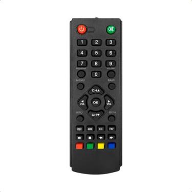 Imagem de Controle Remoto Compatível com Conversor Multilaser RE209 RE219 DF03 D
