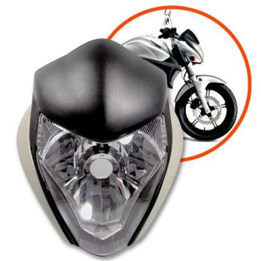 Imagem de Kit farol completo com carenagem honda cb 300r 2009-2015 - prata - mel