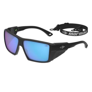 Imagem de Óculos de Sol Mormaii Barcelos M0160 Masculino de Pesca, Preto fosco
