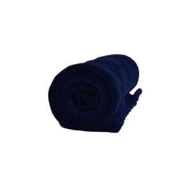 Imagem de Cobertor Microfibra Bebê Liso Azul Marinho - COBERTORES PARAHYBA, Azul