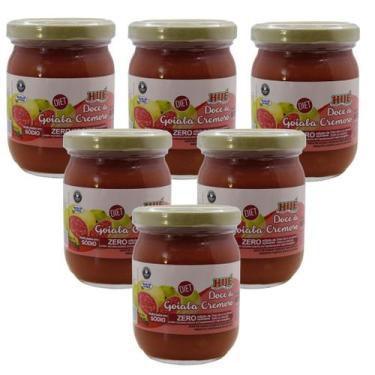Imagem de Doce de goiaba cremoso diet hue 210g - kit 6 unidades