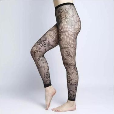 Imagem de Meia Calça Rendada Lupo Loba Importada Itália Original, 5195, P/M
