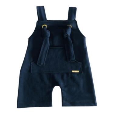 Imagem de Macacão Bernardo - MRM Boys , Azul marinho, G, Veste 6 a 11 meses 