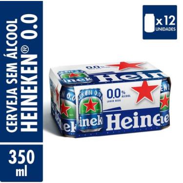 Imagem de Cerveja Heineken 0.0 Lata 350ml CX 12un