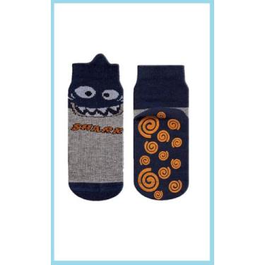 Imagem de Meia Infantil Antiderrapante Bebê - Tubarão / Shark - Play Socks