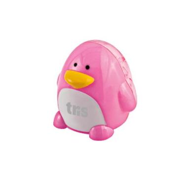 Imagem de Apontador com deposito pinguino plastico tris, Rosa