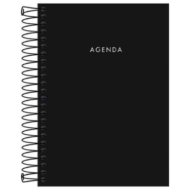 Imagem de Agenda permanente Napolli espiral preto M5 192 fls Tilibra