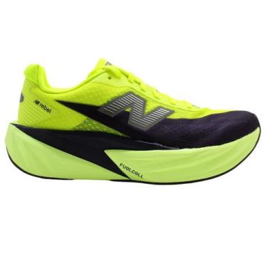Imagem de Tênis New Balance Fuelcell Rebel V5 Verde Neon Masculino, Verde, 43