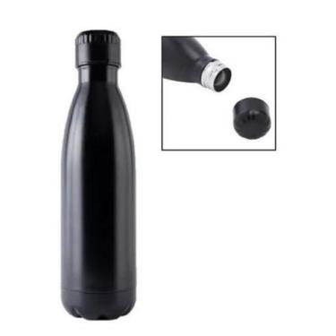 Imagem de Garrafa Térmica Black Aço Inox 600ml Bebida Gelada Por 12h - LIVON