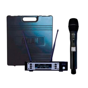 Imagem de Microfone Sem Fio De Mão Uhf Frequencia Variavel 200 Canais Com Função