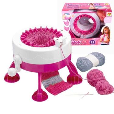 Imagem de Máquina de Tricô Divertido Brinquedo Infantil Manual com Manivela Dm T