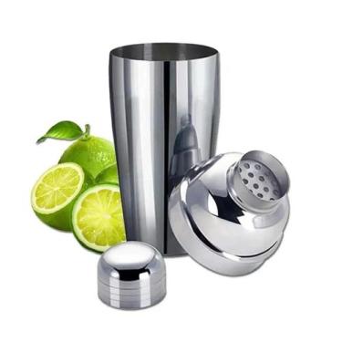 Imagem de Coqueteleira Completa de Inox Bebidas Drinks 500ml - Livon