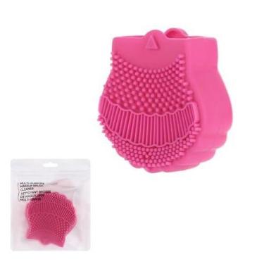 Imagem de Tapete de limpeza para pincel de maquiagem - Concha Rosa - MINISO