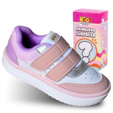 Imagem de Tênis Infantil Feminino calçado de Menina Sem Cadarço KIDY HAPPY 31300