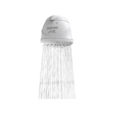 Imagem de Ducha com 3 Temperaturas Linea 5500w 220v Branco - Zagonel, 220V