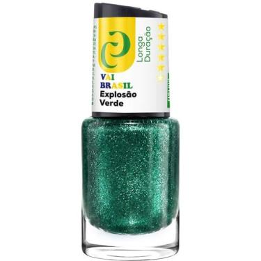 Imagem de Esmalte Cora 10ml Vai Brasil Explosão Verde