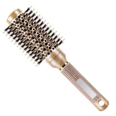 Imagem de Escova de Cabelo SIMPOR 1,3" Nano Cerâmica Iônica com Cerdas de Javali