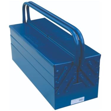 Imagem de Caixa para Ferramenta Sanfonada 06-18 com 5 Gavetas 40CM Porta Cadeado Anti-Ferrugem Fercar Metalúrgica