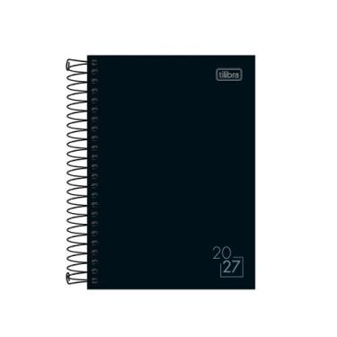Imagem de Agenda Espiral Spice Preta M5 2027 - Tilibra