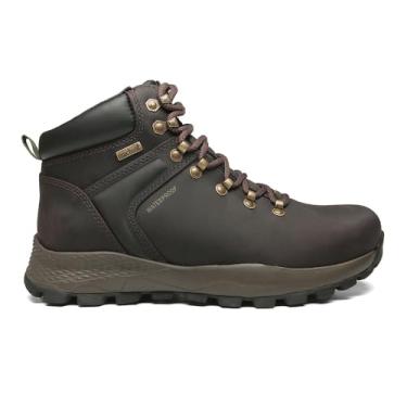 Imagem de Macboot Bota Adventure Cano Alto Waterproof Flutua Alpes 02Z Couro Crazy Horse Hidrofugado Tecnologia FLUTUA Café
