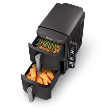 Imagem de Air Fryer Ninja DoubleStack 8QT 6 em 1 com acabamento inteligente pret