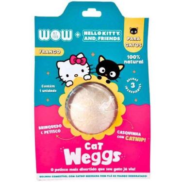 Imagem de Petisco Wow Weggs Hello Kity para Gatos sabor Frango Catnip - WOW PET 