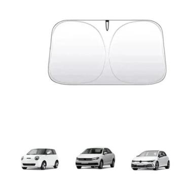 Imagem de Protetor Solar UV Dobrável Para Carro, Visor Para Para-brisa, Acessóri