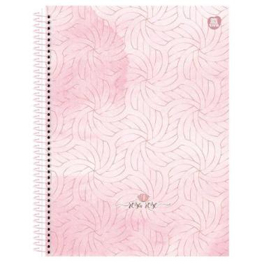 Imagem de Caderno Espiral Universitário Capa Dura 15 Matérias 240 Folhas Rosa Ro