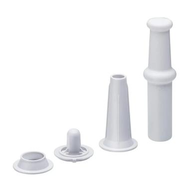 Imagem de Kit Modelador de Carne Moedor Kala 840327 para Linguiça e Quibe em Plástico Injetado de Alta Resistência Acessório
