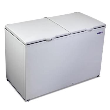 Imagem de Freezer Horizontal Branco Com 2 Portas Da420 Expositor De 419 Litros Metalfrio 110 V