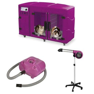 Imagem de Maquina de Secar + Secador 5000 e Soprador Revolution Kyklon Pink