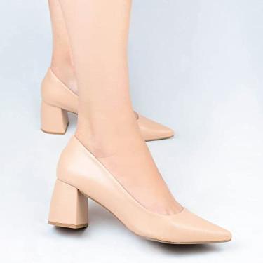 Imagem de Scarpin Salto Bloco Areta Nude 39