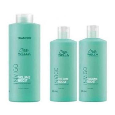 Imagem de Wella Professionals Invigo Volume Boost - Shampoo 1L +2 Crystal Mask 5