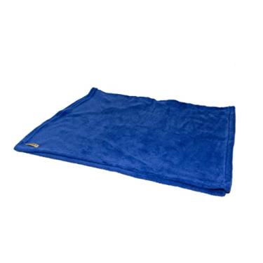 Imagem de Luppet Manta Cobertor De Pelo 80X60 Para Cachorro Ou Gatos Blue Azul