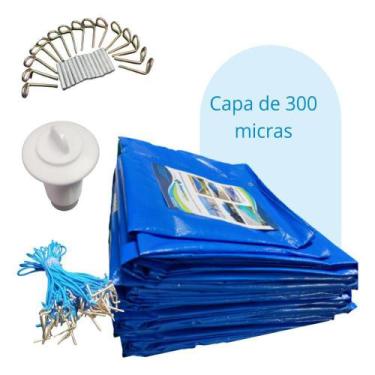 Imagem de Capa Piscina 6 X 3 Térmica+Limpeza+Proteção Uv+Kit 6X3 - Acquacapas