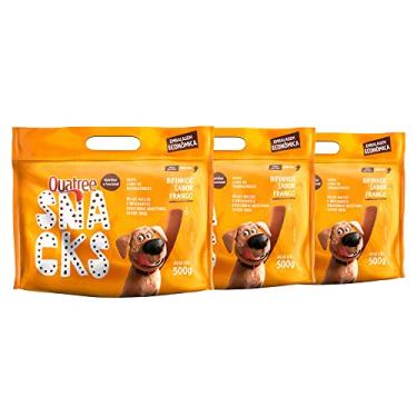 Imagem de KIT 3 Snack Quatree Bifinho Para Cães Sabor Frango – 500g