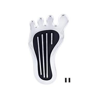 Imagem de United Pacific S1021 Tampa do interruptor do dimmer em forma de descalço totalmente em metal cromado, tampa do interruptor para serviço pesado, substituir o dimmer de piso existente - UMA unidade