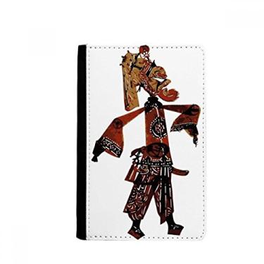 Imagem de Porta-passaporte da Ópera Chinesa Sombra Play da China Notecase Burse Carteira Capa Cartão, Multicolor
