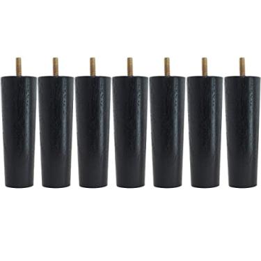 Imagem de Kit 7 Pés Para Móveis Cama Box Casal Pe Para Cama Box E Bau