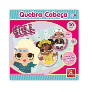Imagem de Quebra Cabeça Doll 30 Peças - Brincadeira De Criança