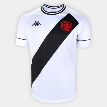 Imagem de Camisa Kappa Vasco Masc Oficial 2 2020 - S/N Branca