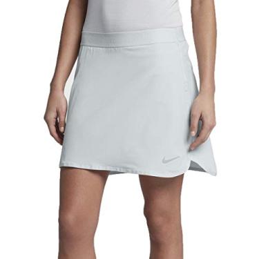 Imagem de Saia feminina Nike Flex tecido 38 cm Golf 2018 platina pura/prata plana 884885 043, Pure Platinum/Flat Silver, Medium