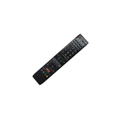 Imagem de Controle remoto de substituição HCDZ com botão Netflix para Sharp LC-60LE550U LC-60LE640UA LC-70EQ10U LC-70LE660U Samrt AQUOS Plasma LCD LED HDTV TV