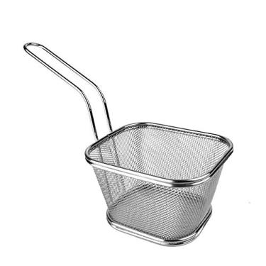 Imagem de Cesta Para Servir Porções Inox Ke-Home