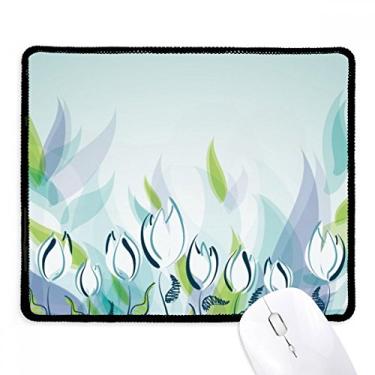 Imagem de Mousepad pintado à mão Tulipa Flower Tapete de borracha para jogos
