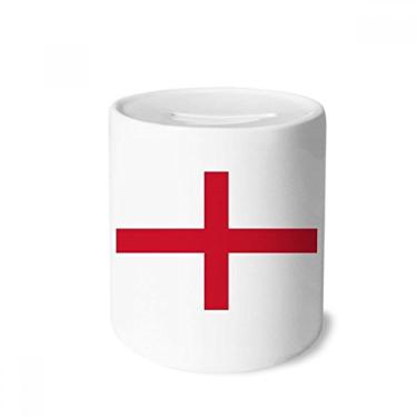 Imagem de DIYthinker Porta-moedas de cerâmica com bandeira nacional da Inglaterra e país da Europa