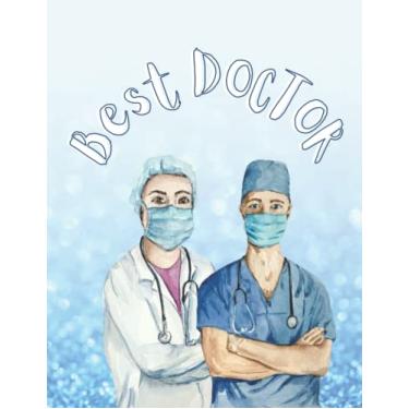 Imagem de best doctor college ruled notebook: college ruled notebook with monochrome interior