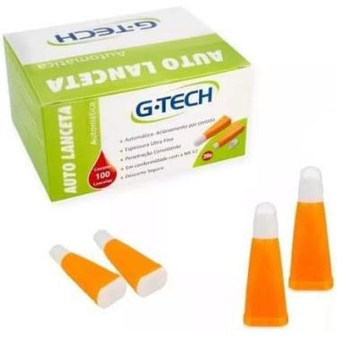 Imagem de Auto Lanceta Automática 28g Com 100un G-tech