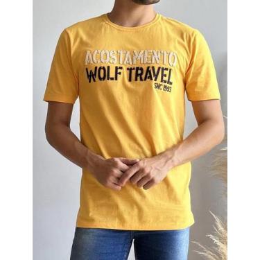 Imagem de Camiseta Touch Assinature Amarelo Manga - Acostamento